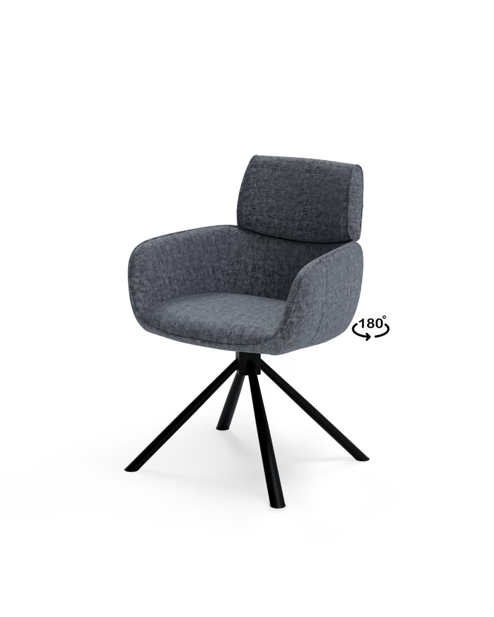 Diane Dining Chair Dark Grey