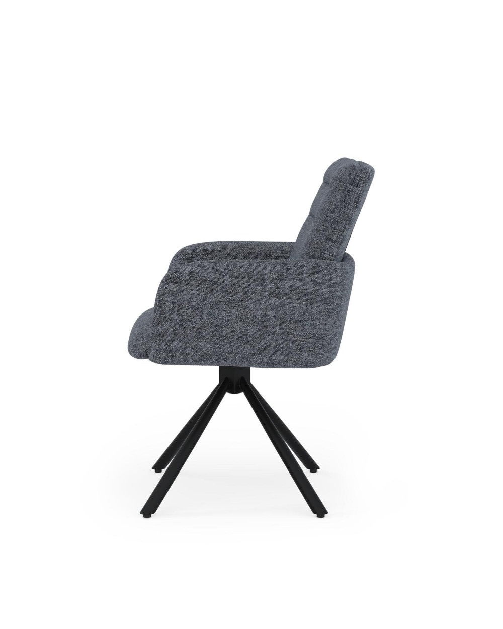 Linda Dining Chair in Dark Grey