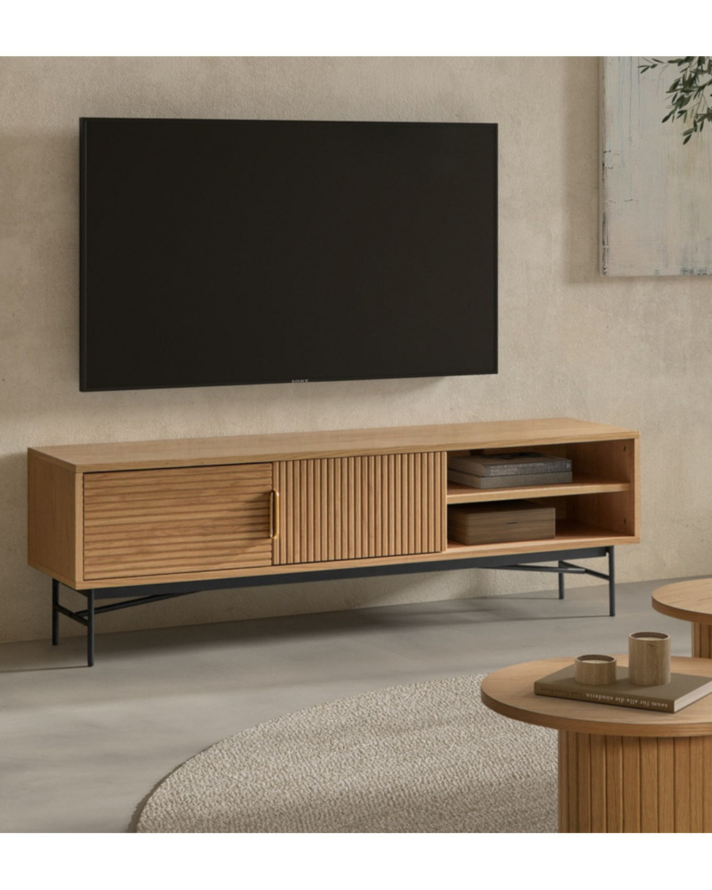 TV-325 Belisa TV Unit Natural