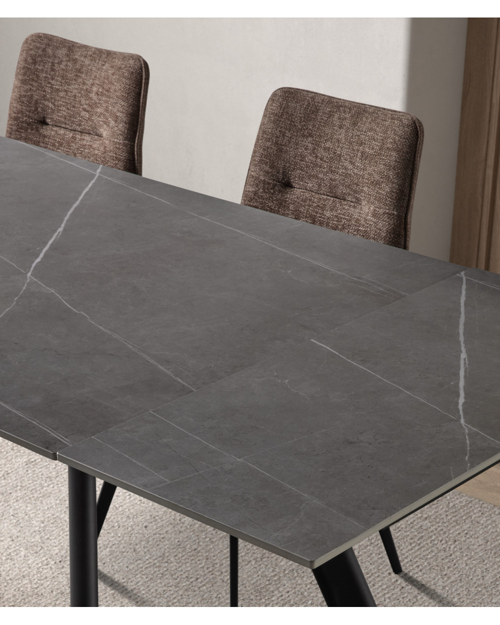 DT-510 Dining Table Black/Grey