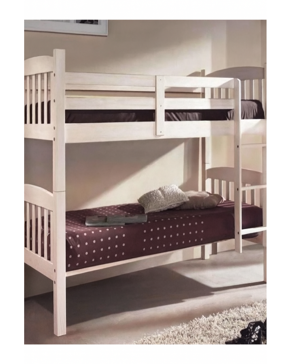 Mediteraneo Bunk Bed White Washed