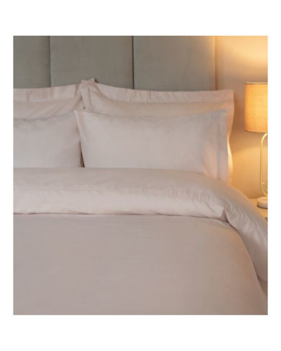 Pair 200TC Egyptian Cotton Pillow Cases Oyster