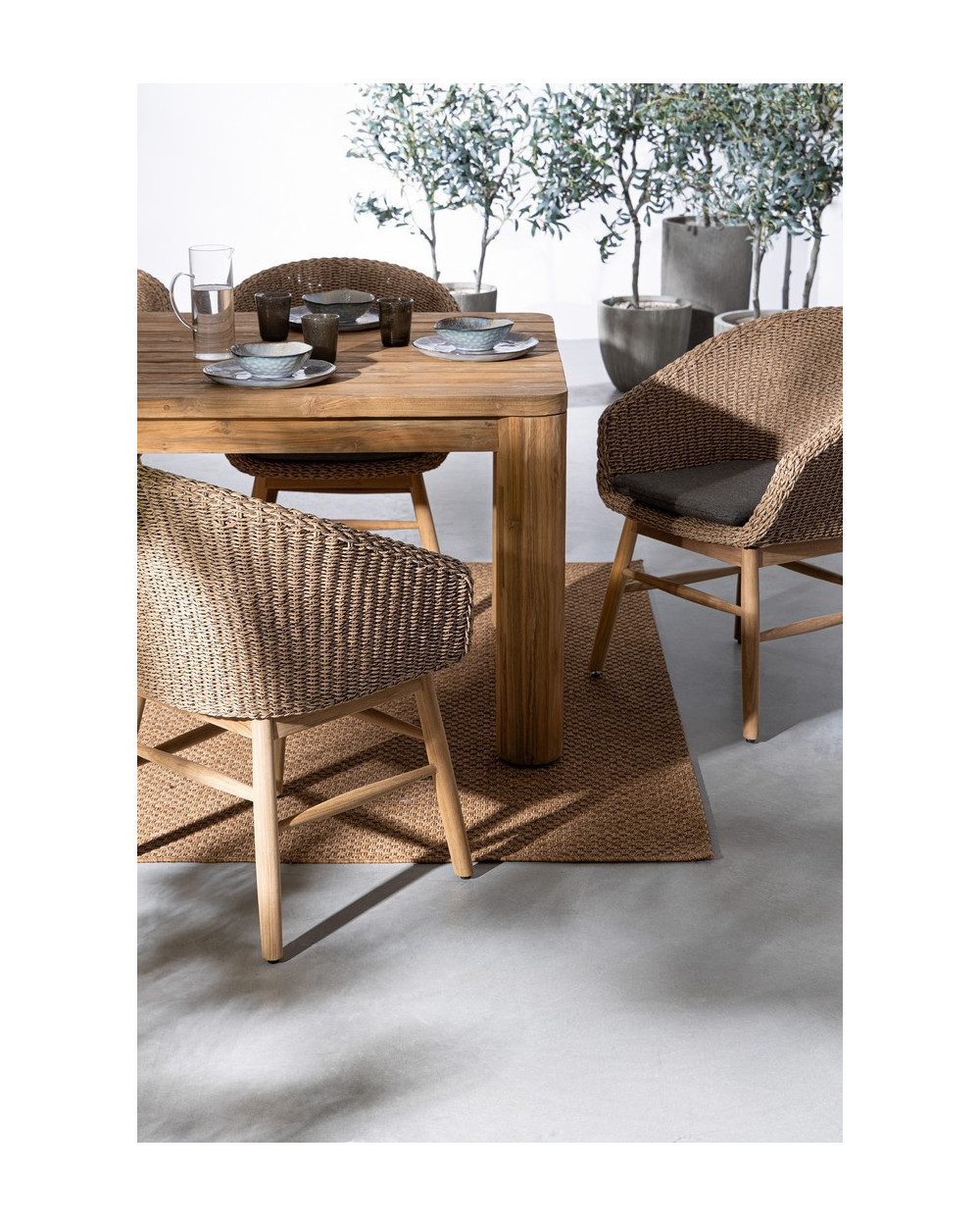 Maverick Teak Dining Table 240x100cm