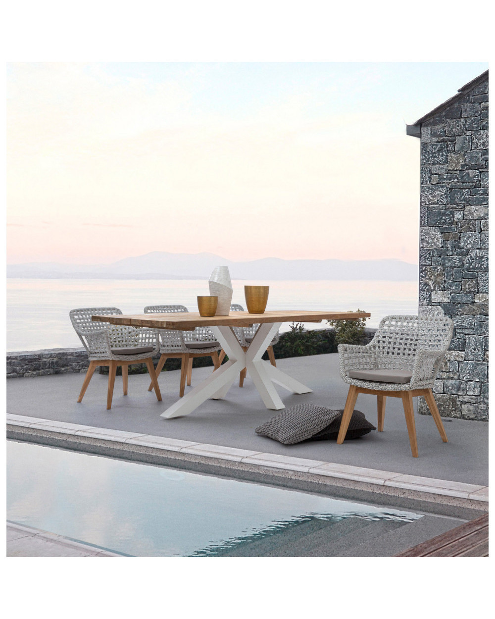 Ramsey White Dining Table