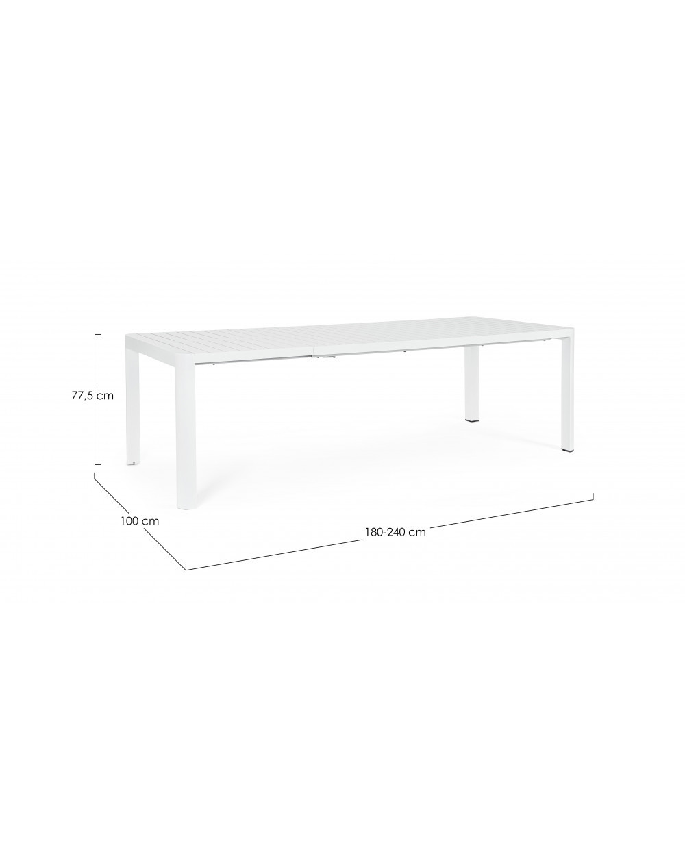 Kiplin White Extending Table