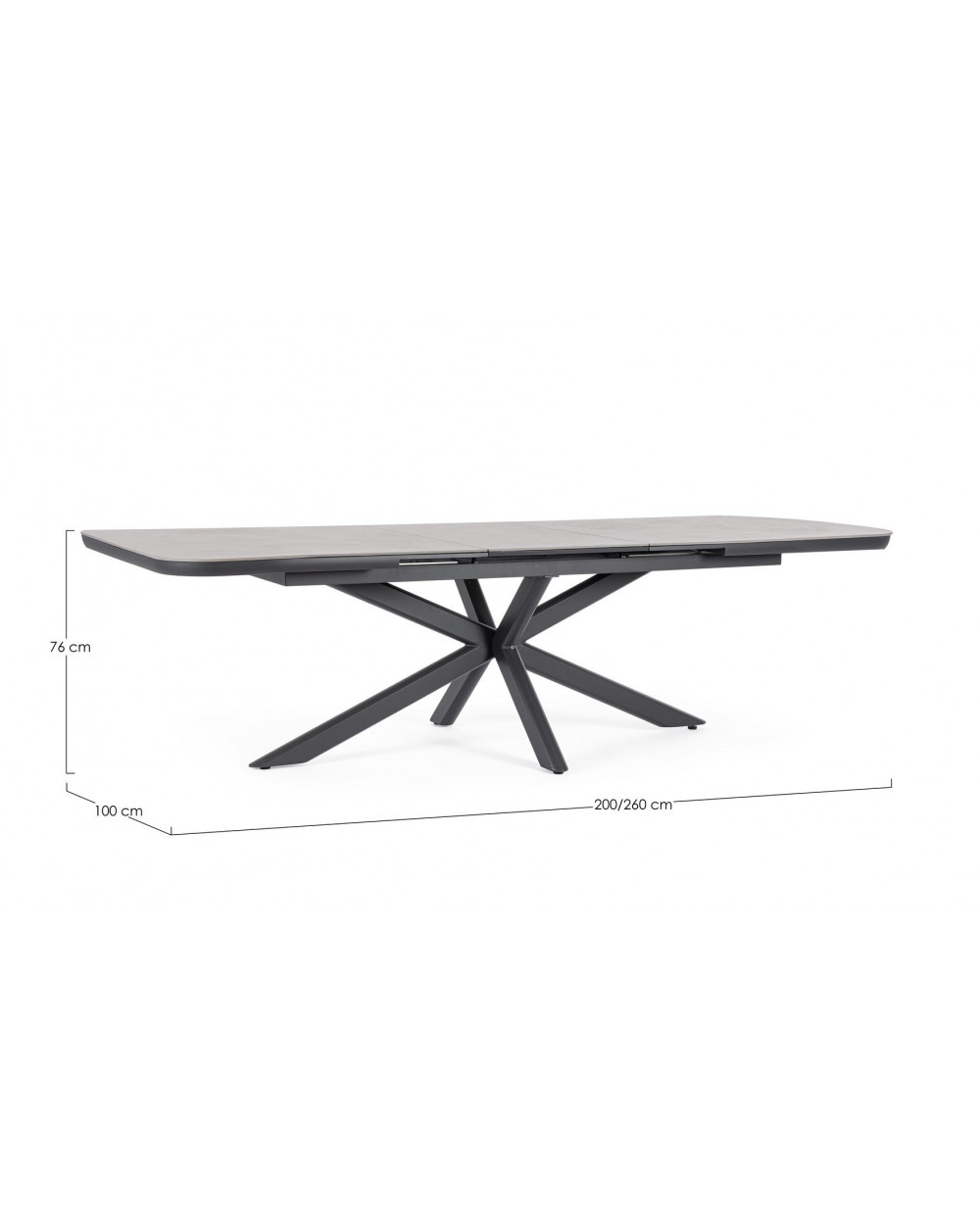 Pascal Charcoal Extending Table