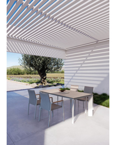 Otavio White Dining Table