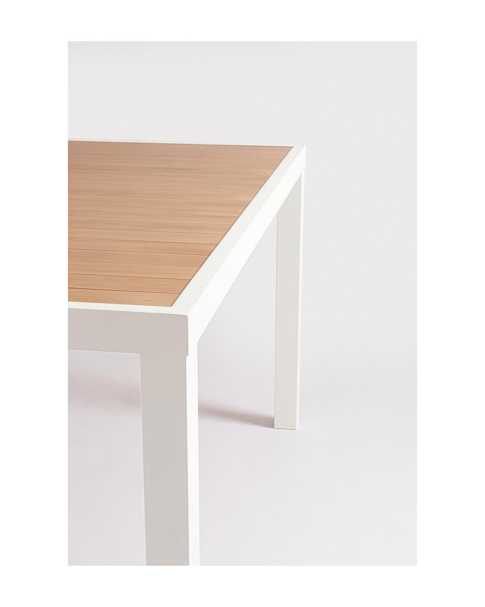Hilija White SQ Dining Table