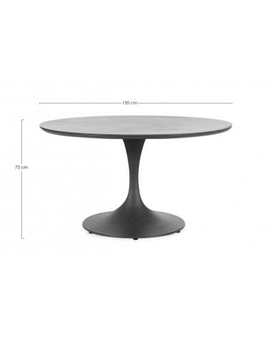 Arnold Antracite 120cm Dining Table