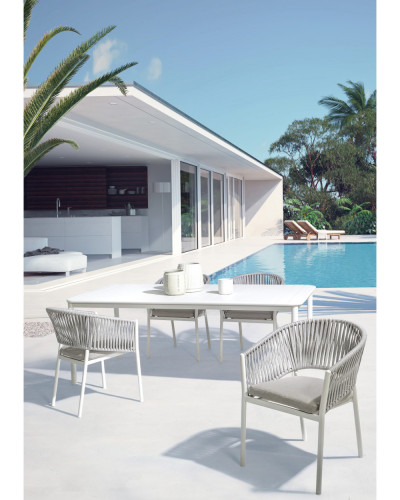 Florencia White Dining Chair