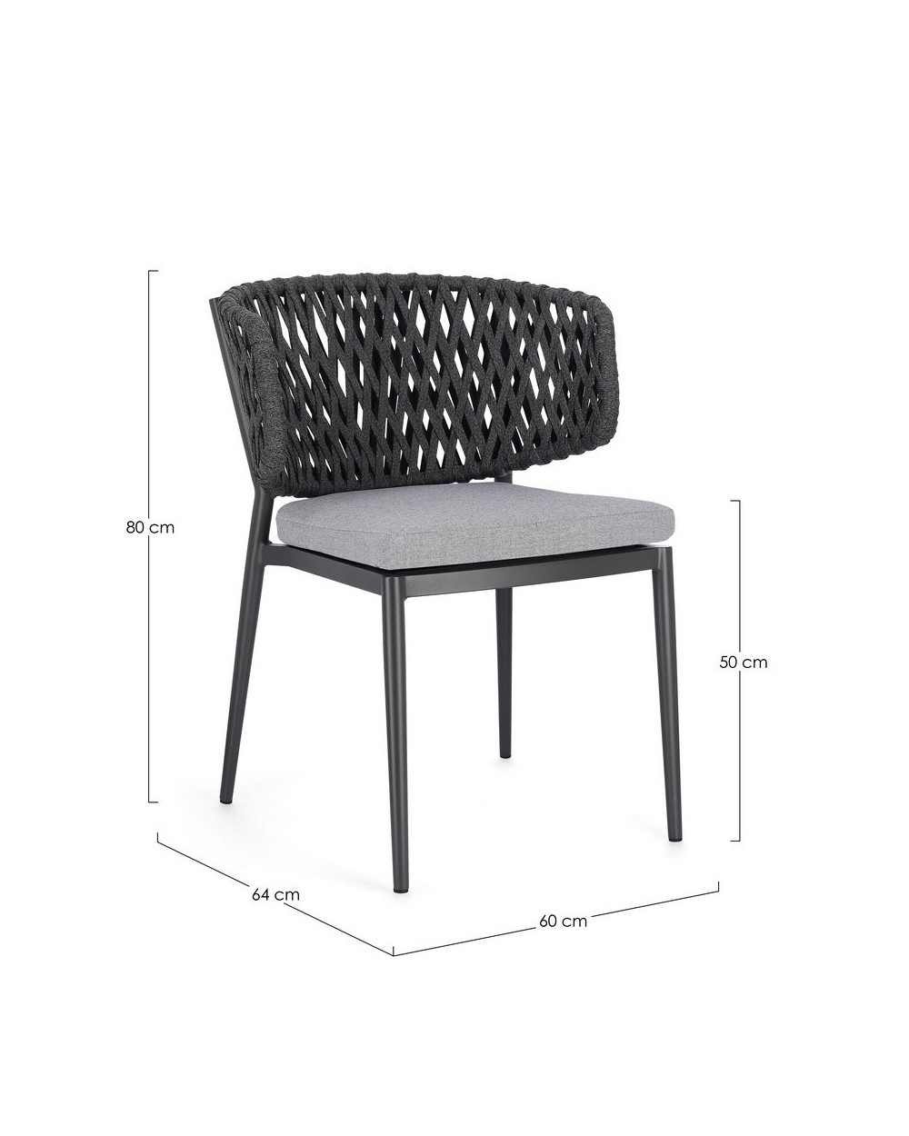 Noelia Antracite Dining Chair