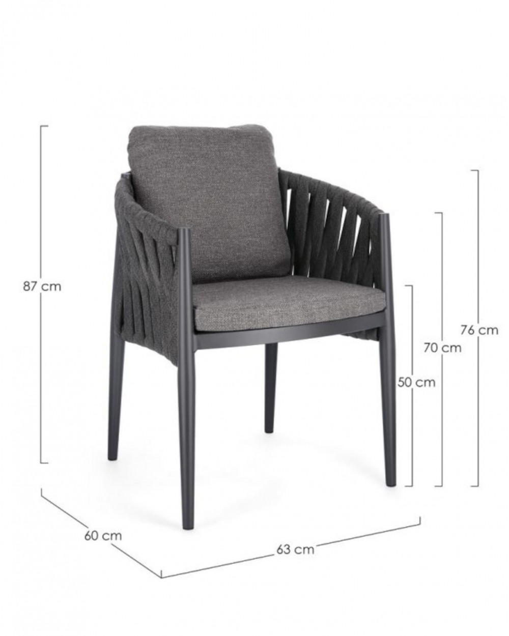 Jacinta Antracite Dining Chair