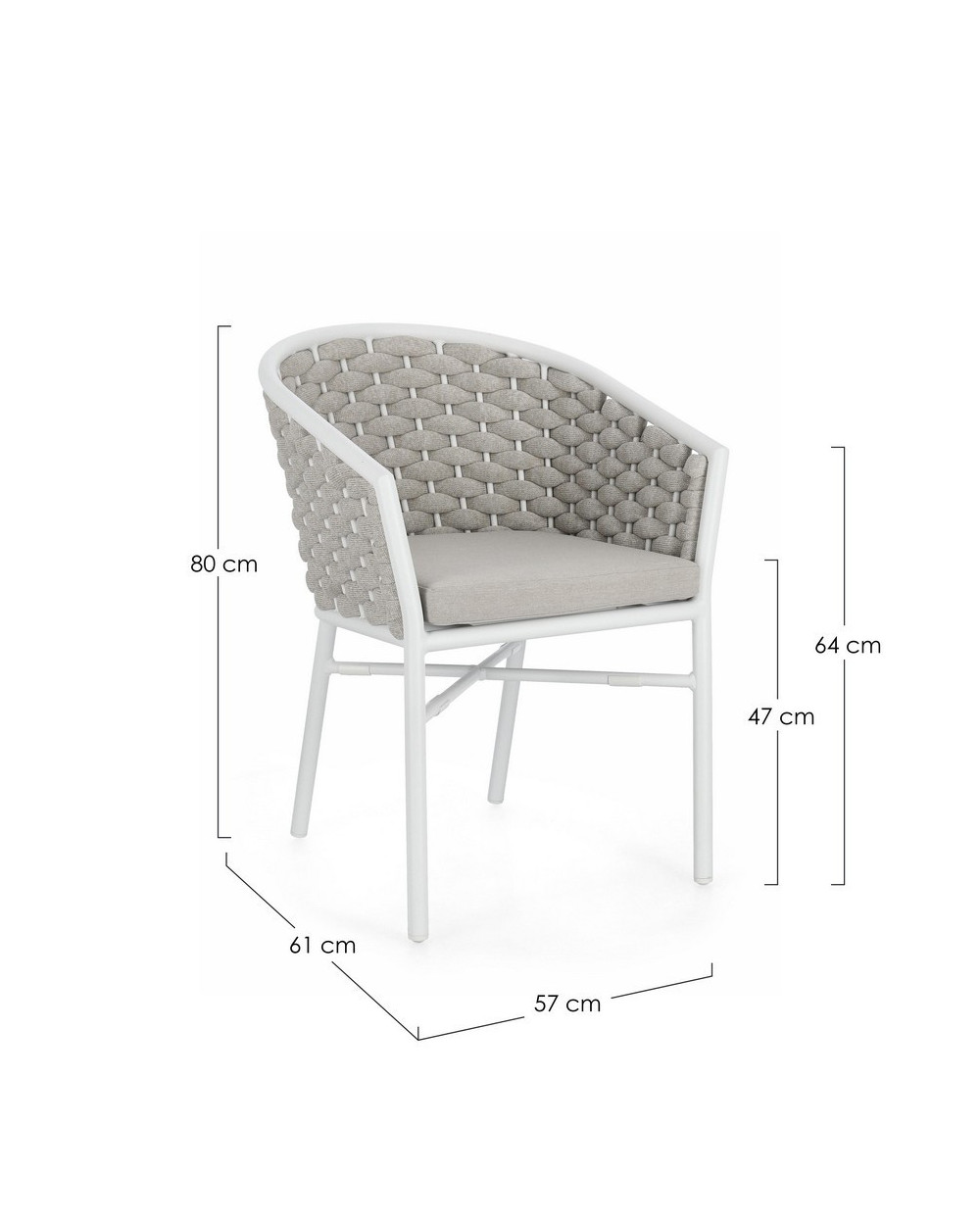 Margalida White Dining Chair