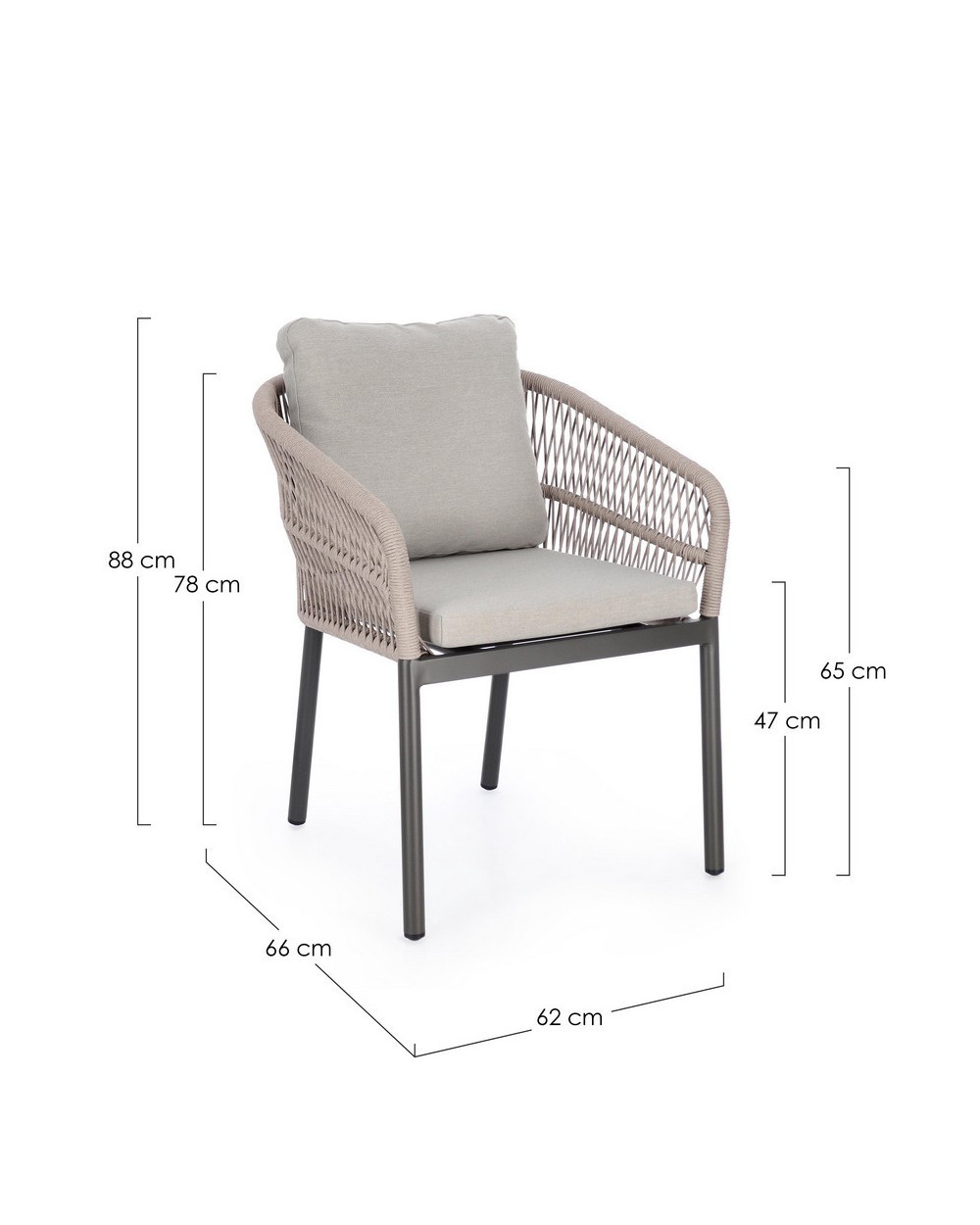 Galdana Khaki Dining Chair