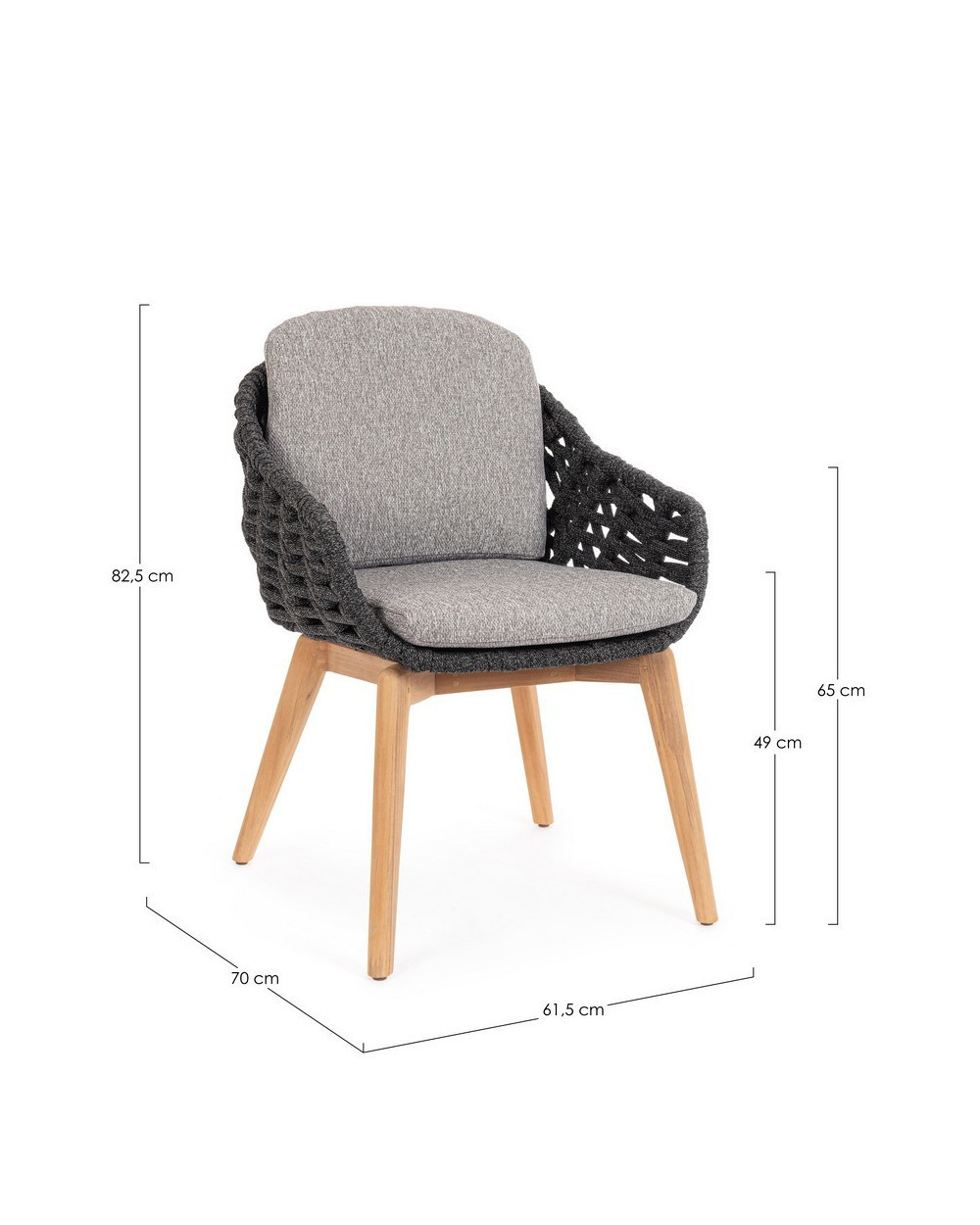 Tamires Antracite Dining Chair