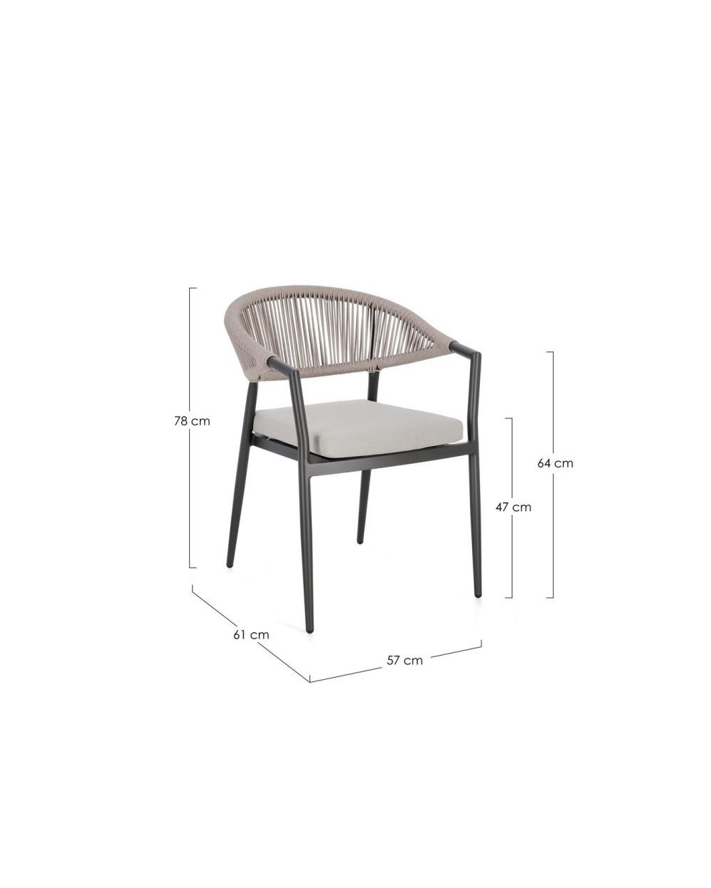 Millor Khaki Dining Chair