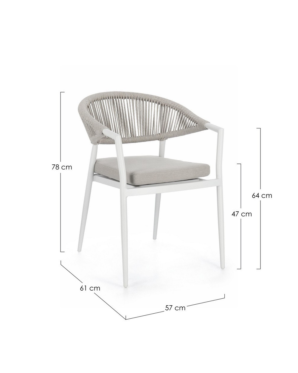 Millor White Dining Chair