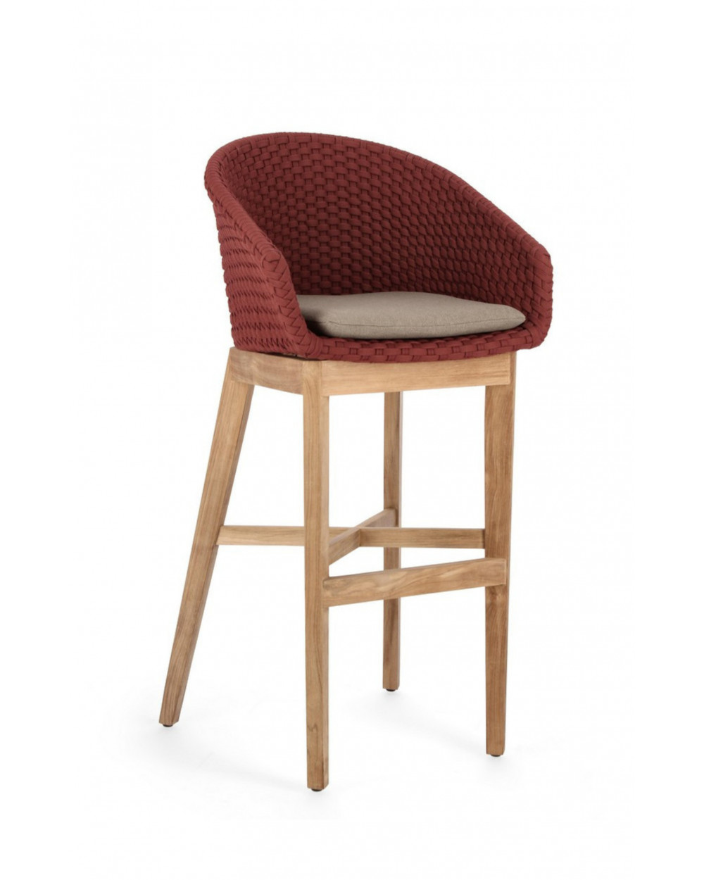 Coachella Scarlet Bar Stool