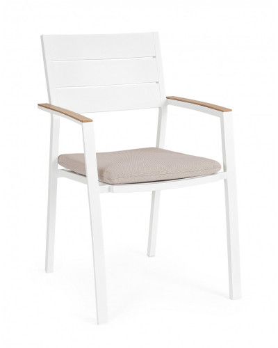 Zelmar White Dining Chair