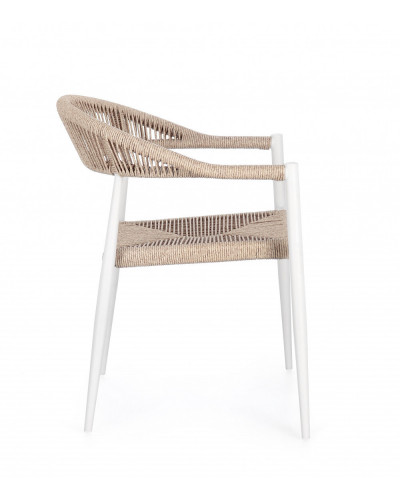Jandia White Dining Chair