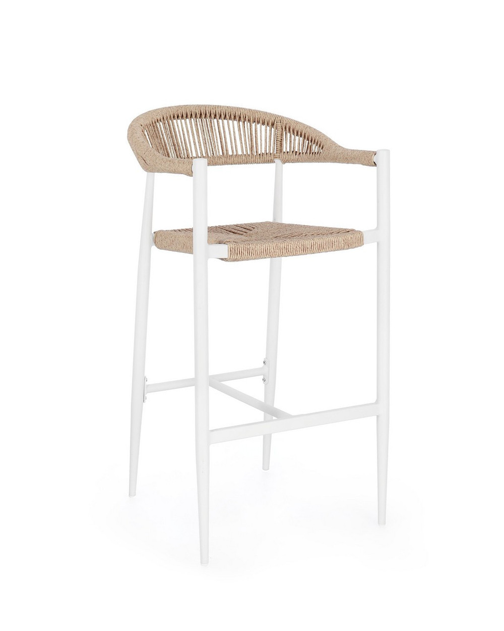 Jandia White Bar Stool