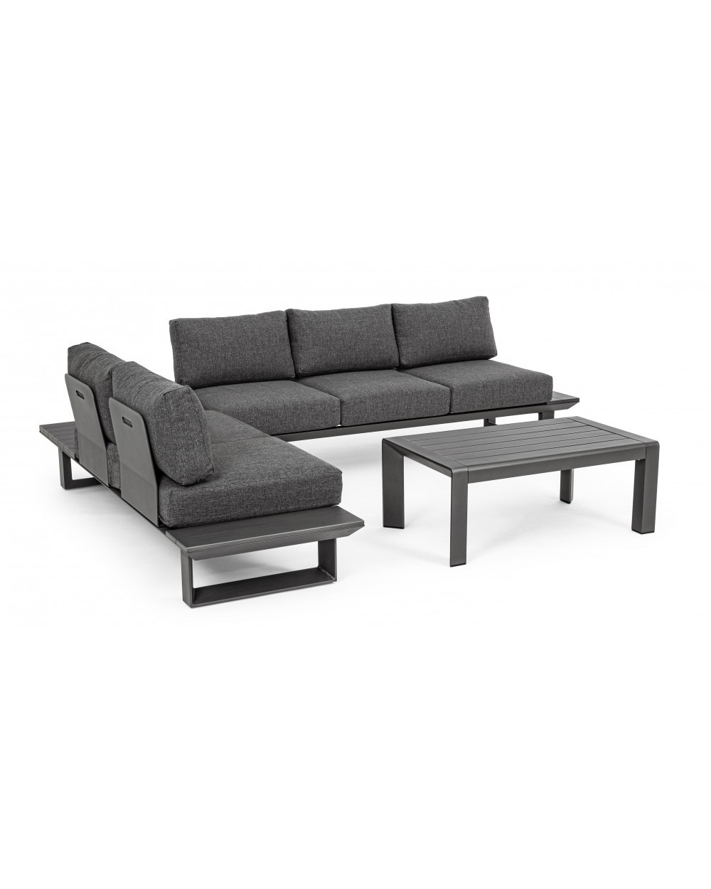 Konnor Antracite Corner Sofa