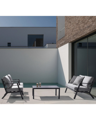 Harley Antracite Sofa Set