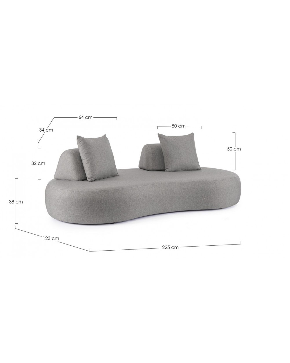 Cooper Smoky Sofa