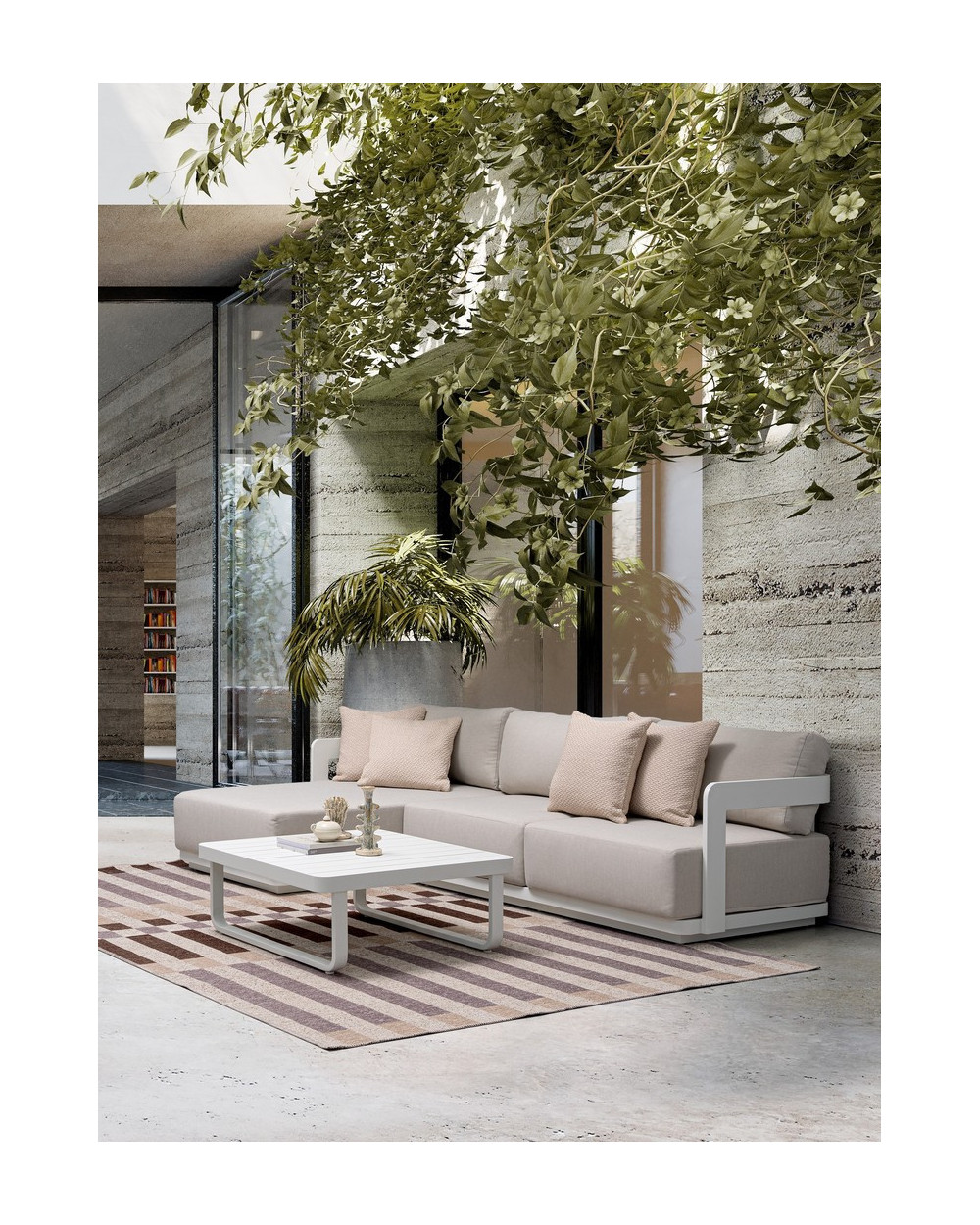 Mariel Vapor Chaise Lounge