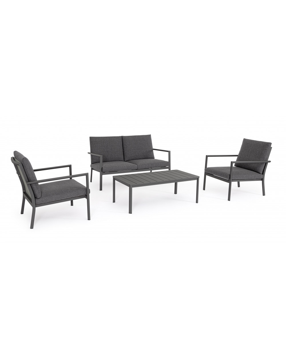 Konnor Antracite Sofa Set
