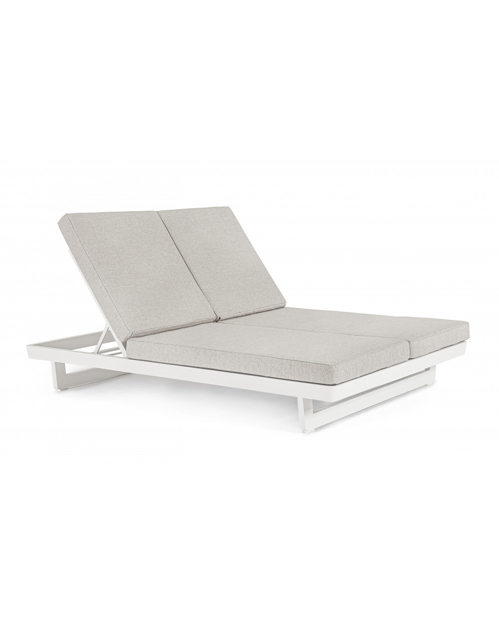 Infinity White Double Sunbed