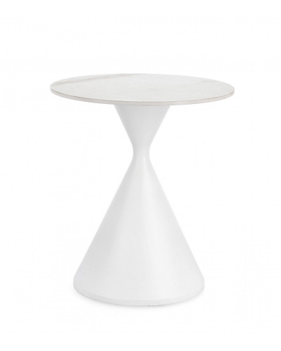 Joona White Side Table