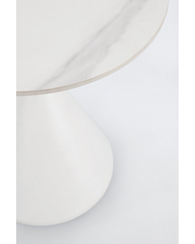 Joona White Side Table