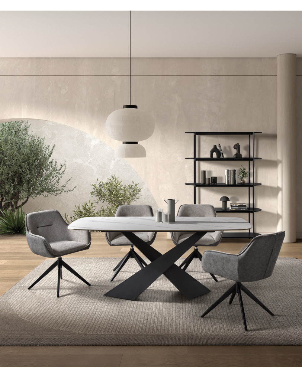 DC-408 Grey Dining Chair