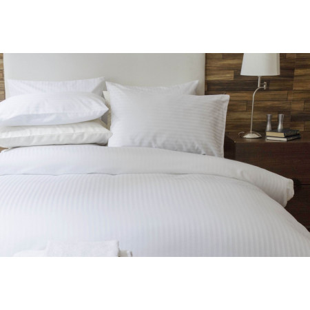 Hotel Suite 540TC Cotton Duvet Cover in White