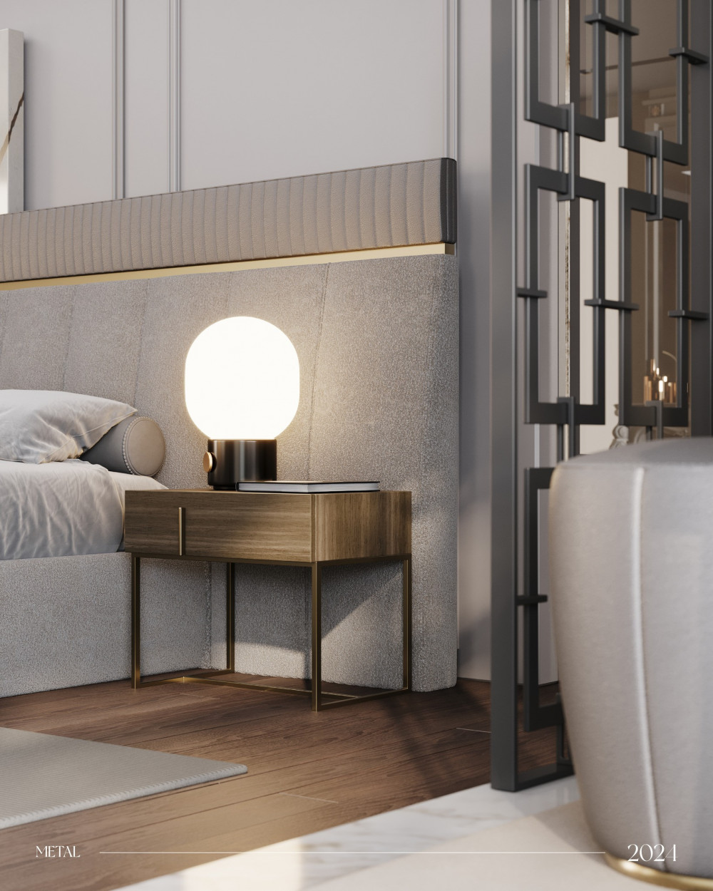 Fiza Bedside Table