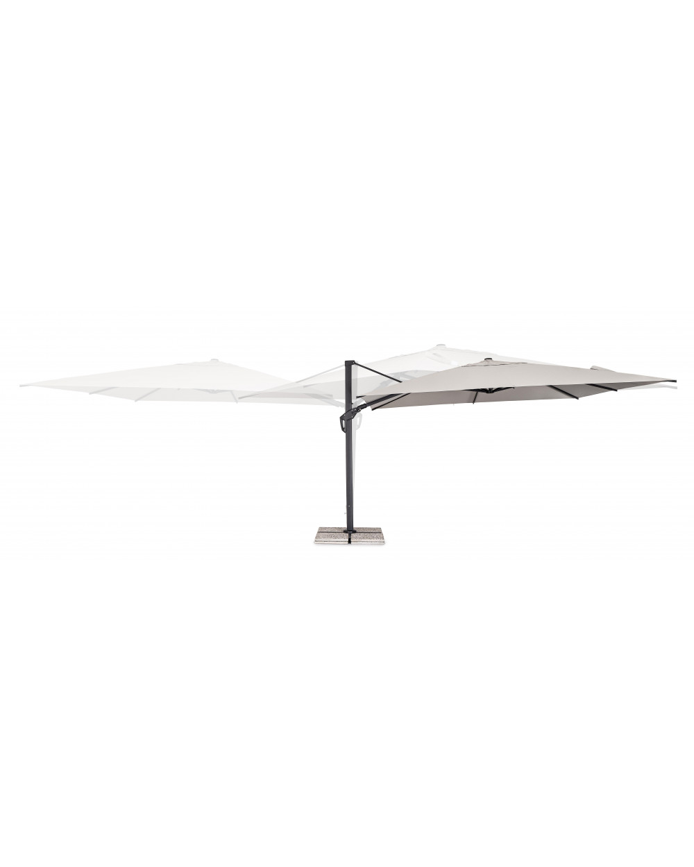 Aries Parasol 4mx4m Natural