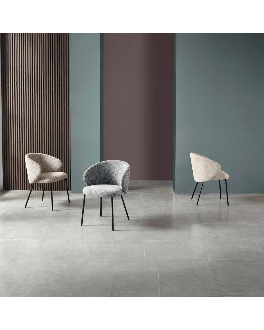 Merida Dining Chair in Grey