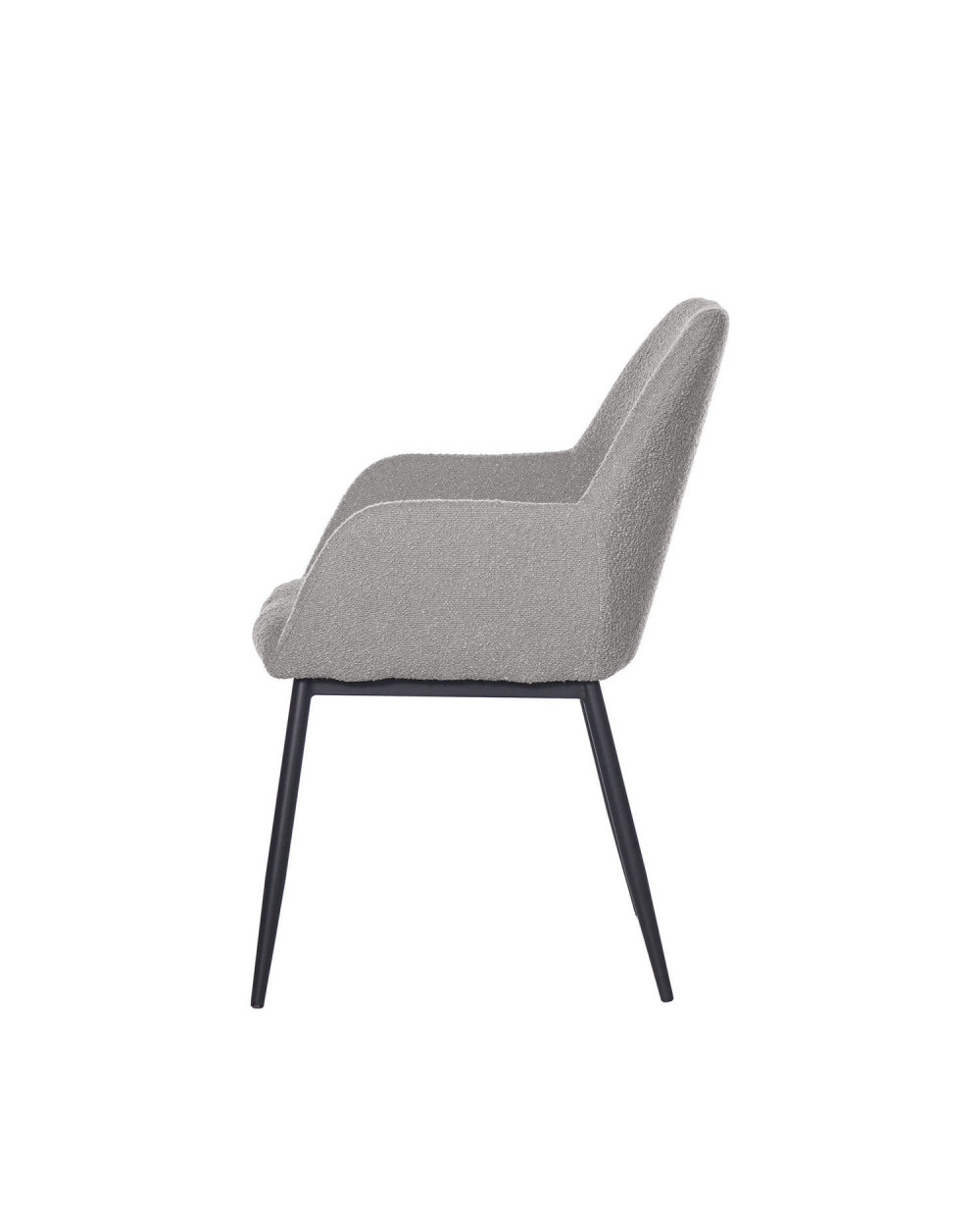 Mia Dining Chair in Light Grey